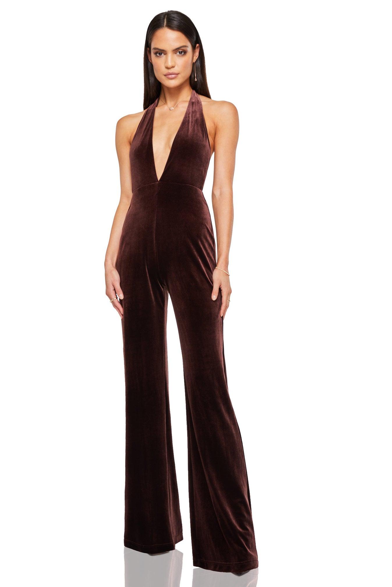 Nookie best sale velvet jumpsuit