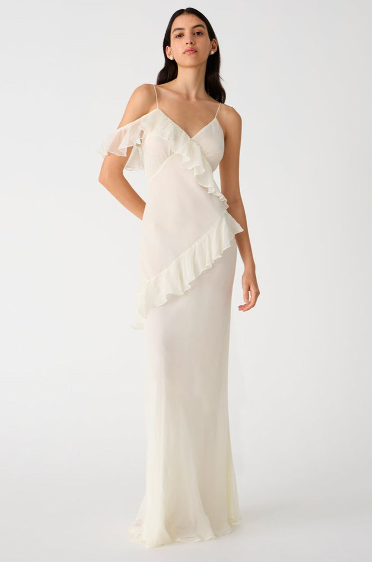 Misha Sutton Silk Gown - Ivory