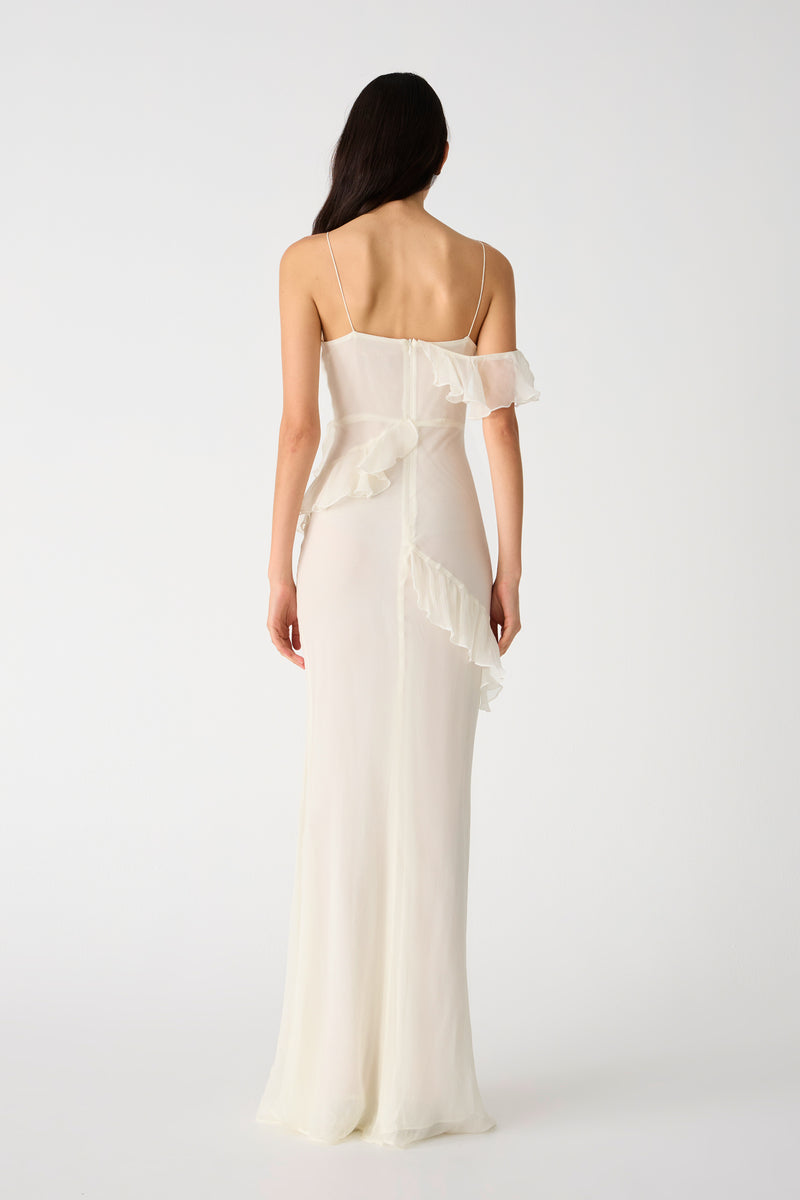 Misha Sutton Silk Gown - Ivory