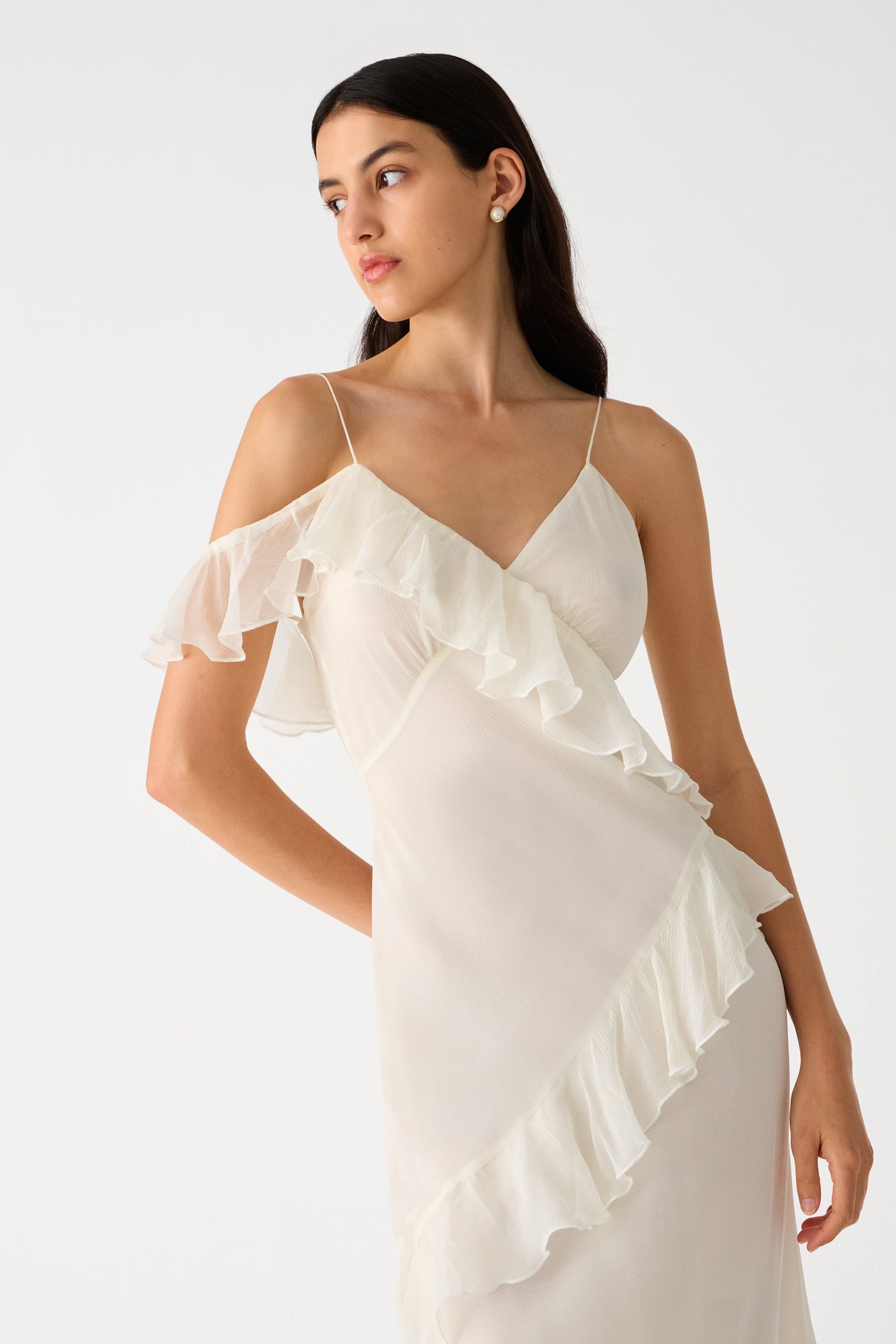 Misha Sutton Silk Gown - Ivory