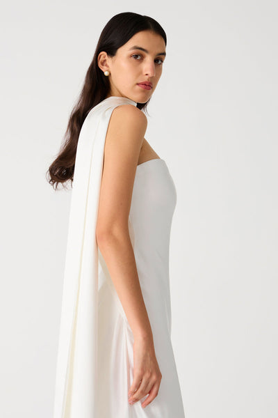 Misha Lilia Satin Gown - Ivory