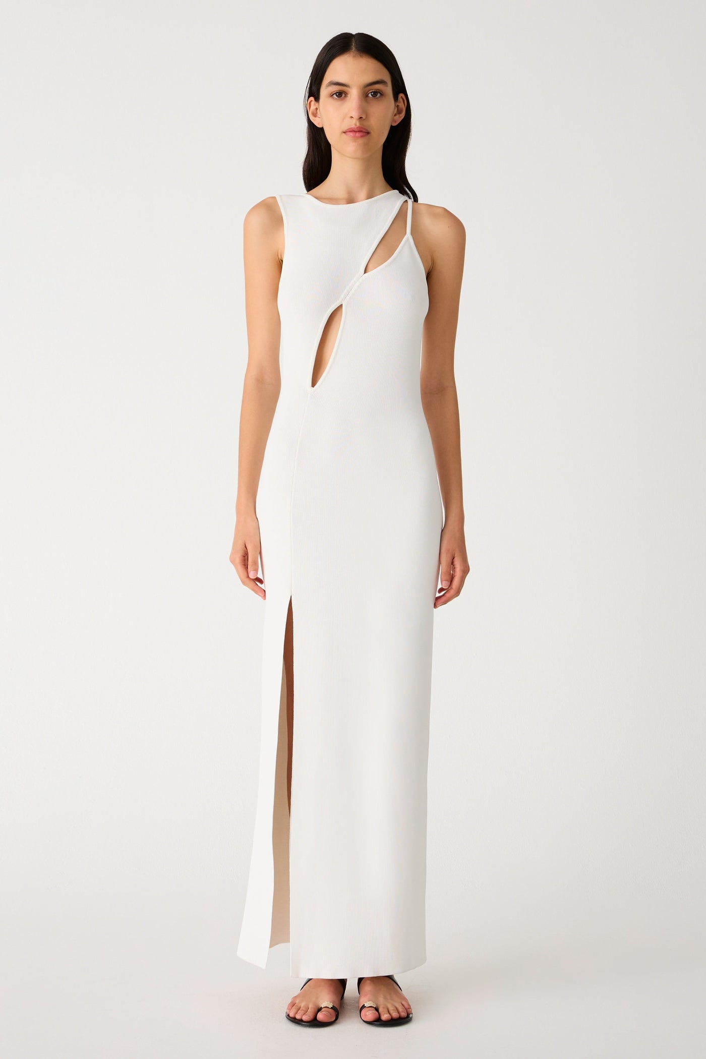 Misha Chloe Knit Maxi Dress - Ivory