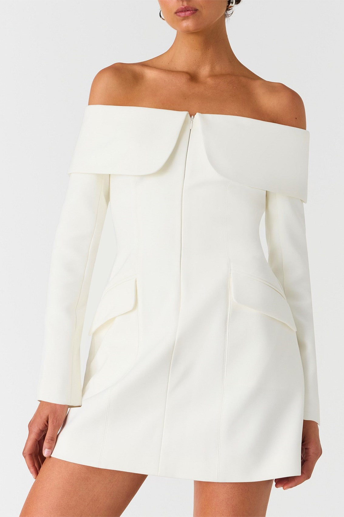 Misha Molly Mini Dress - Ivory