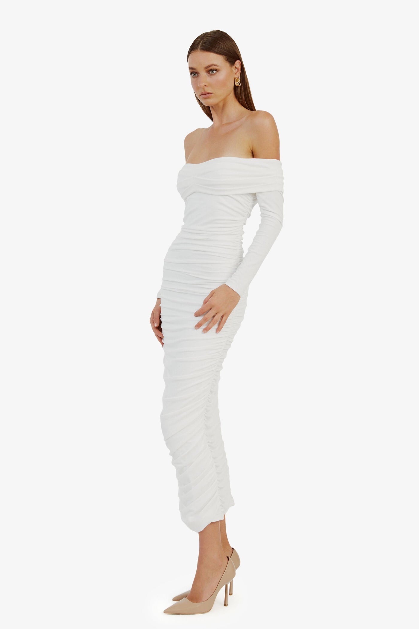 Arkie Knit Maxi Dress - Ivory