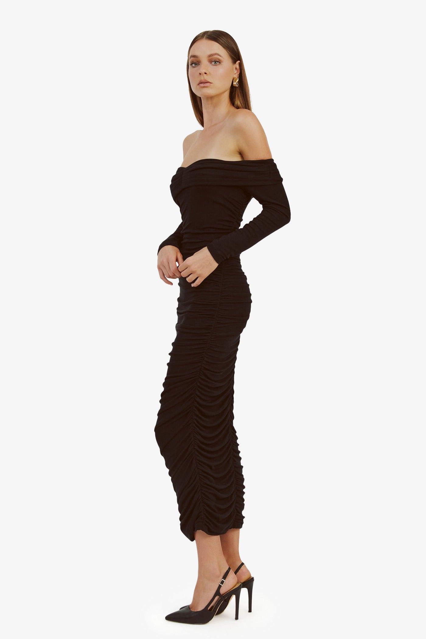 Arkie Knit Maxi Dress - Black