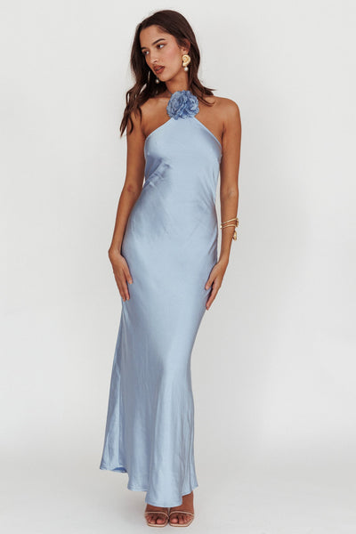 Flora Maxi Dress - Blue