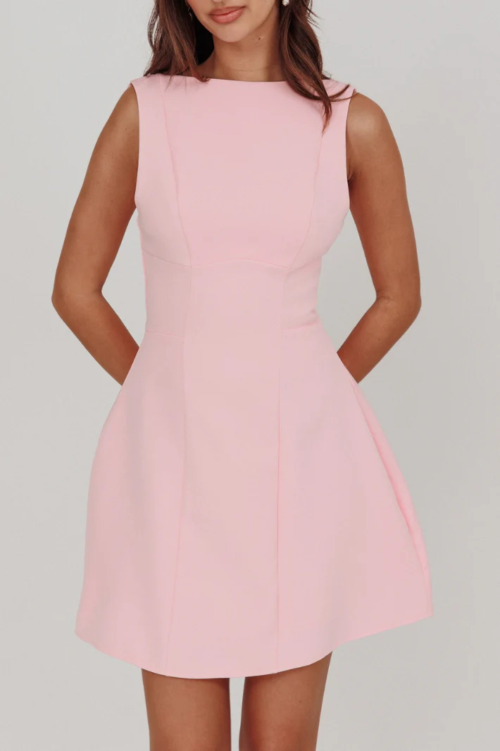 Opal Mini Dress - Pink