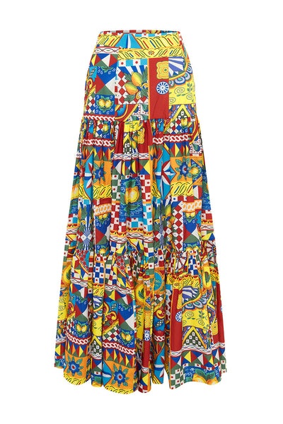 Leilani Maxi Skirt - Phaedra Print