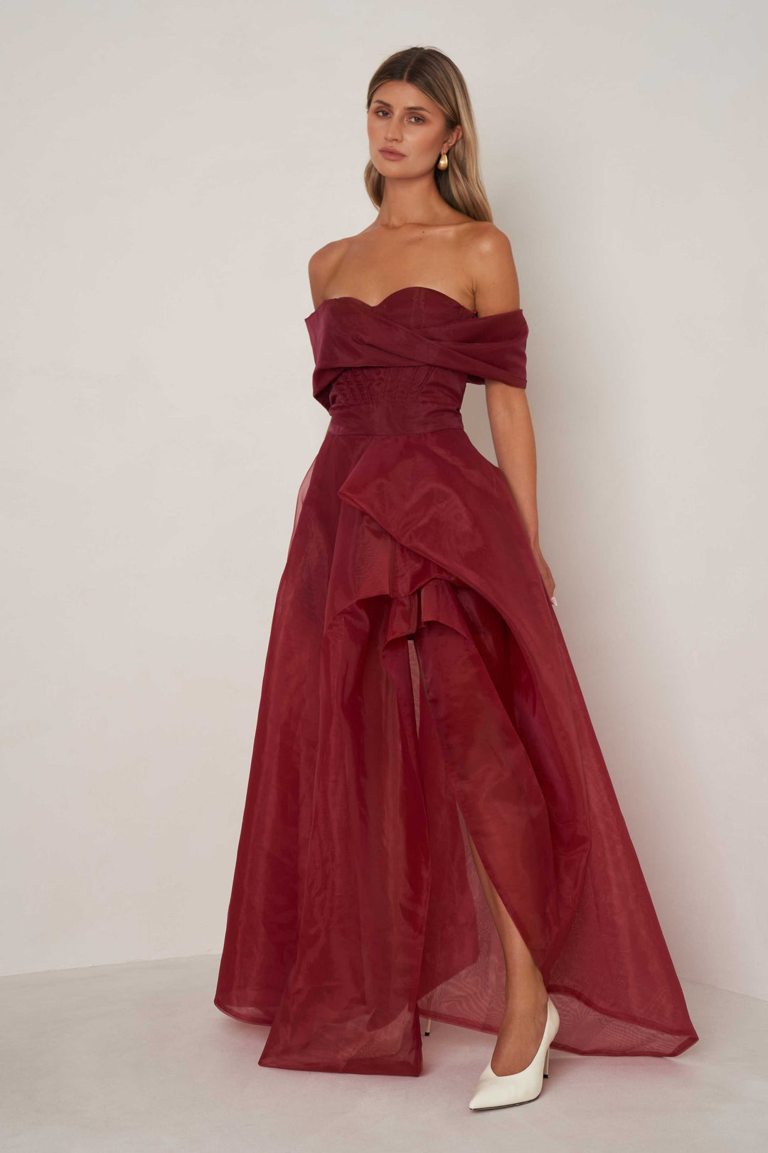 Alice Dress - Cranberry Red