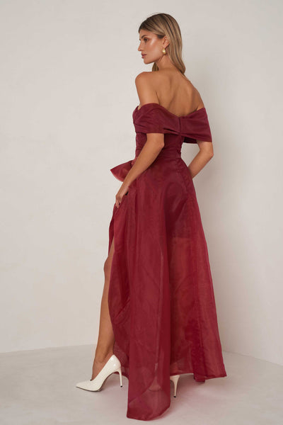 Alice Dress - Cranberry Red