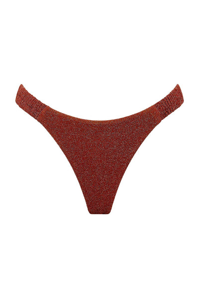 Nookie Dynasty Scrunchie Thong - Rust - SHOPJAUS - JAUS