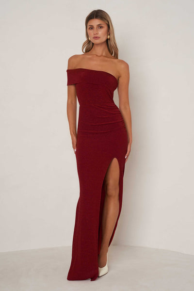 Delary Dress - Cherry Red