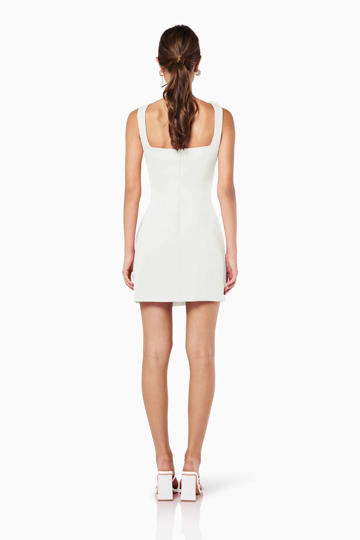 Trompe Dress - White