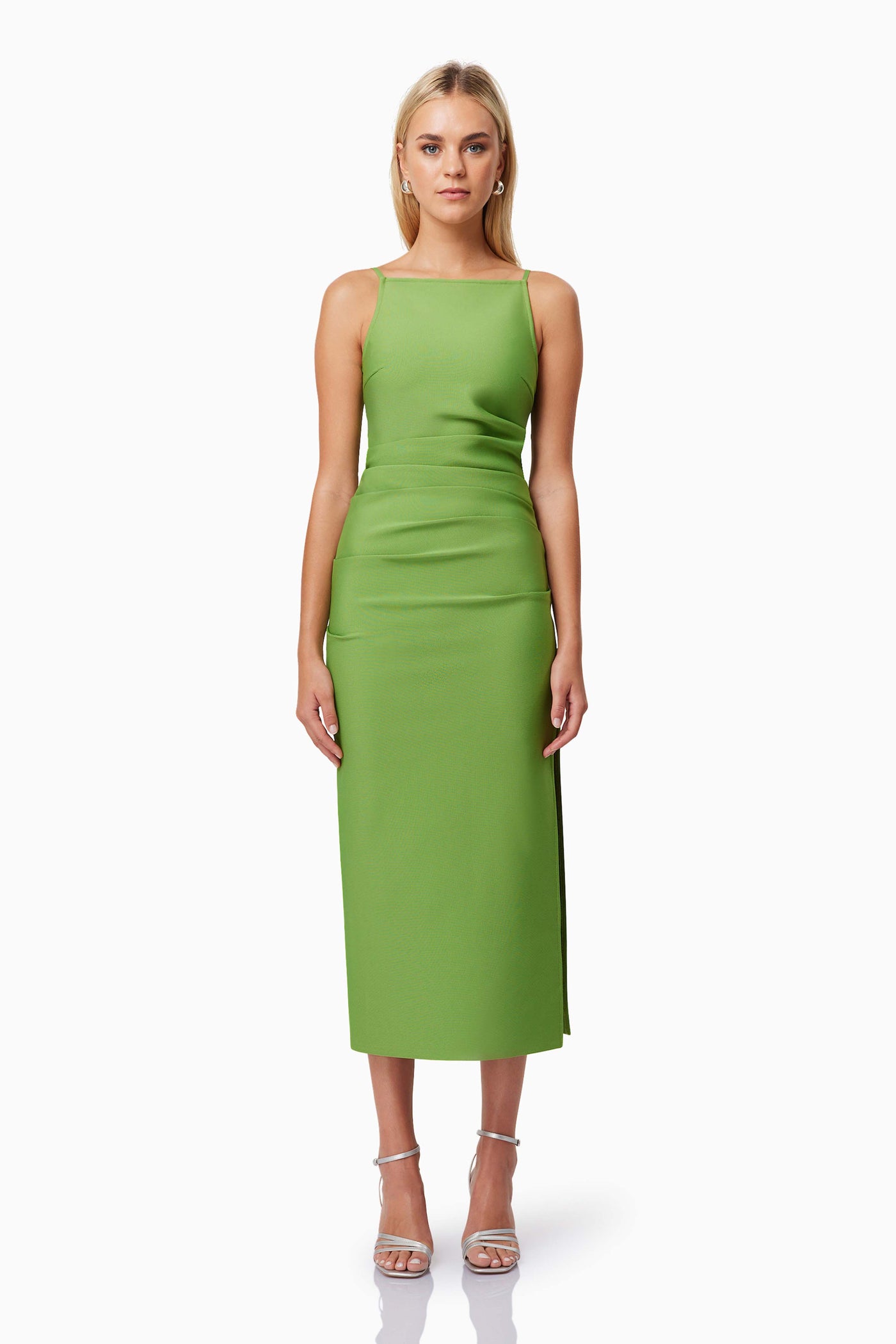 Rose Midi Dress - Green