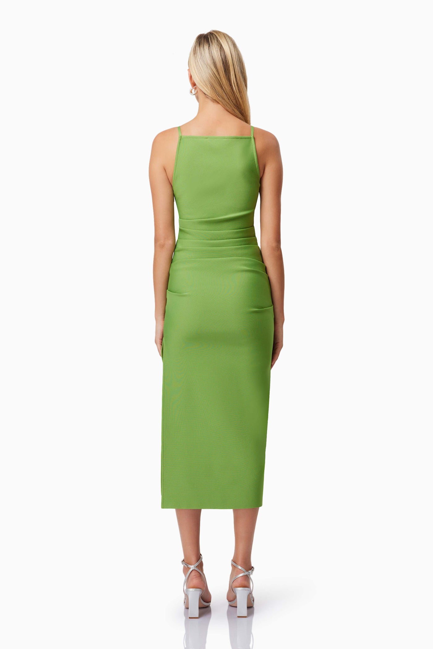 Rose Midi Dress - Green