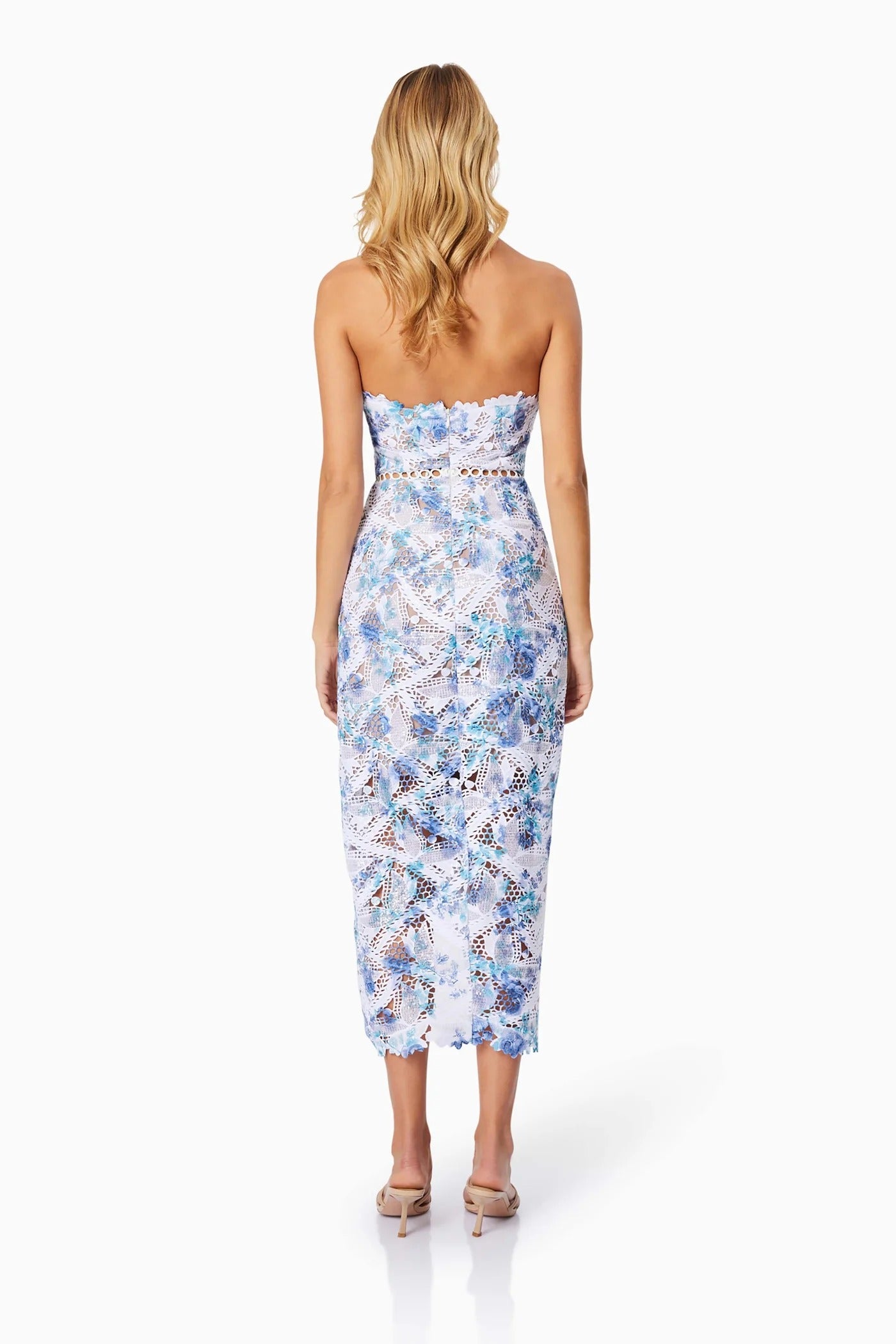 Savannah Midi Dress - Blue