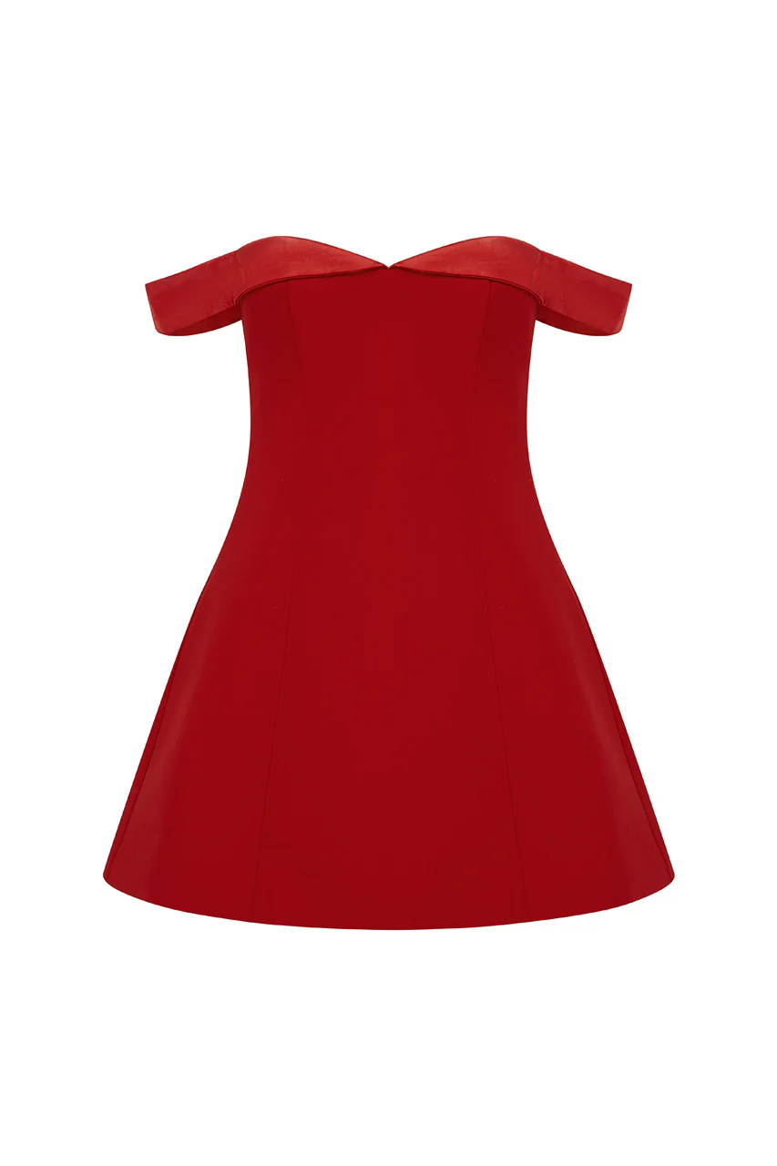 Ebonie Mini Dress - Red