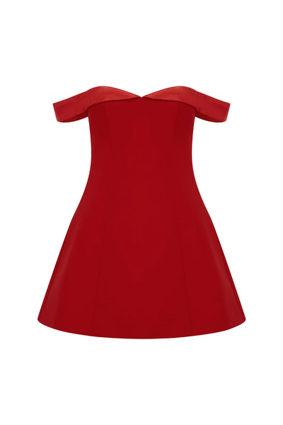 Ebonie Mini Dress - Red