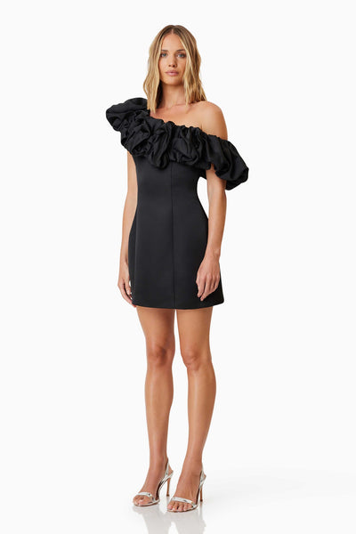 Amelie Mini Party Dress - Black