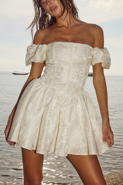 Elodie Mini Dress - Ivory