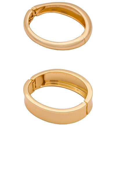 Thick Bangle Set - Gold