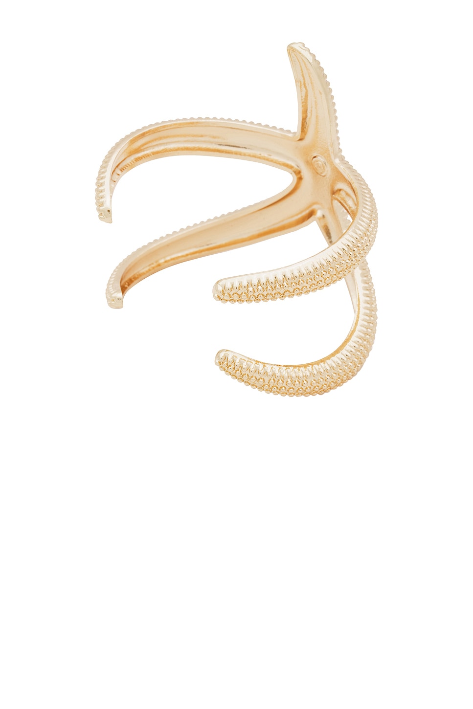 Starfish Cuff Bracelet - 18k Gold Plated