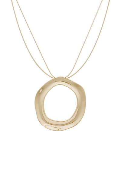 Circle Statement Necklace