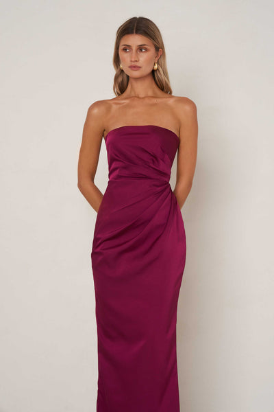 Eliza Dress - Plum