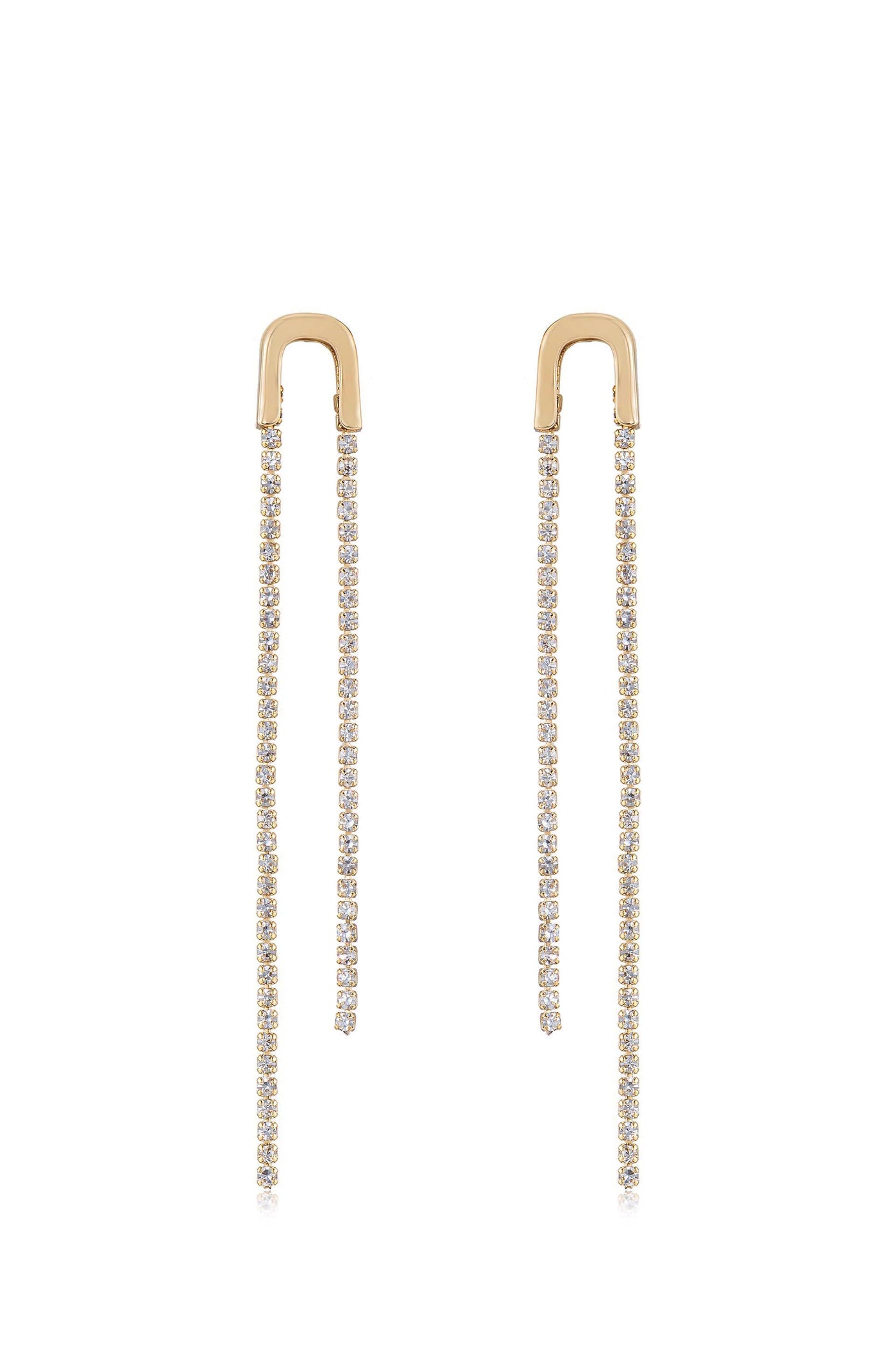 Double Chain Drop Earrings