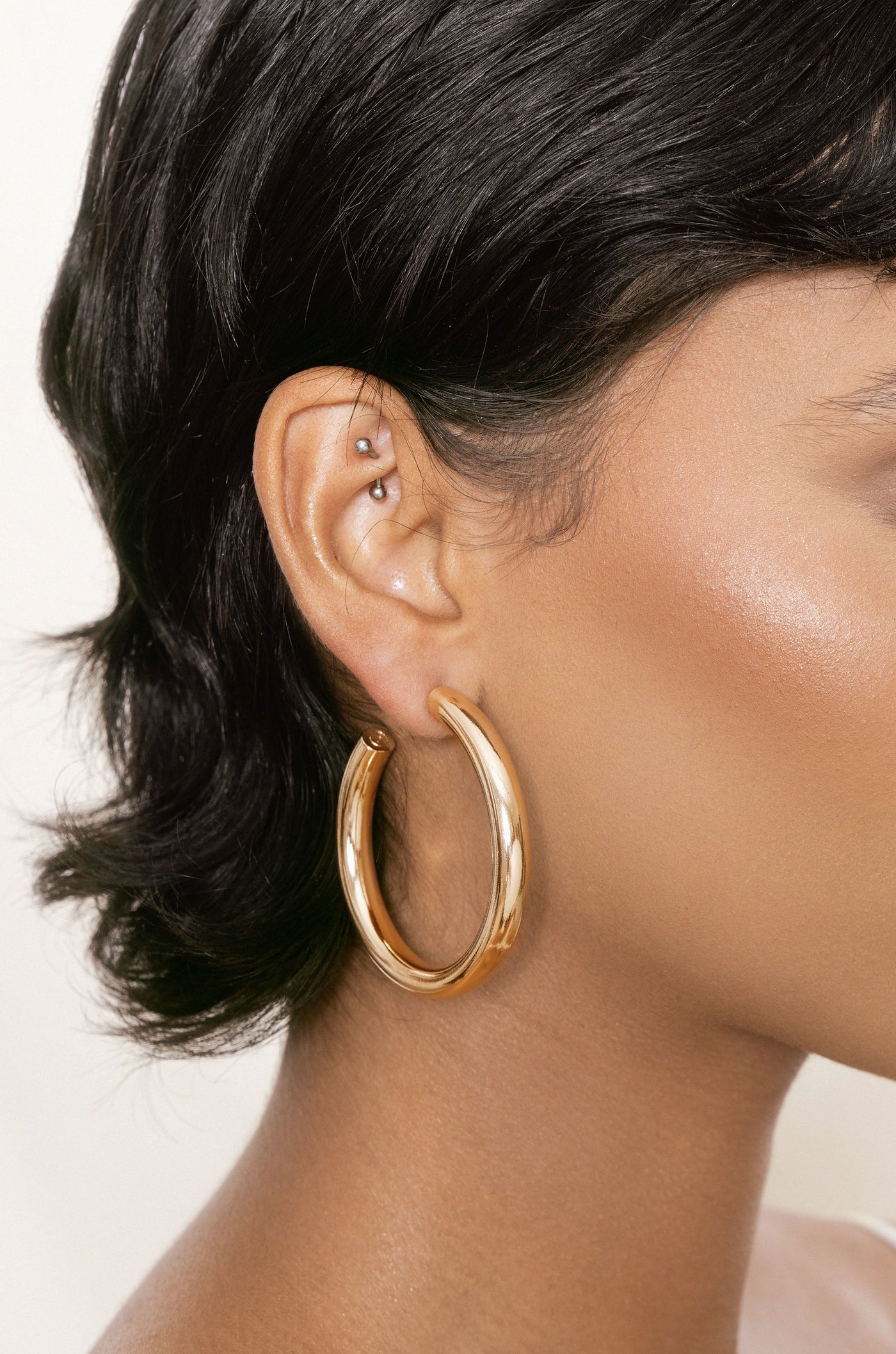 Large Classic Hoop Earrings