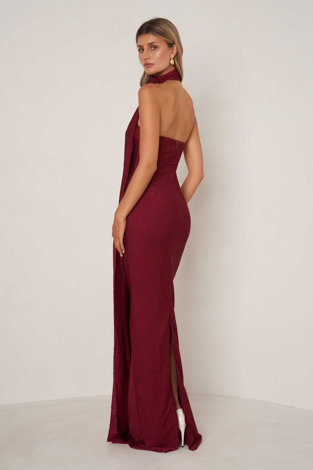 Gabriella Dress - Cherry Red