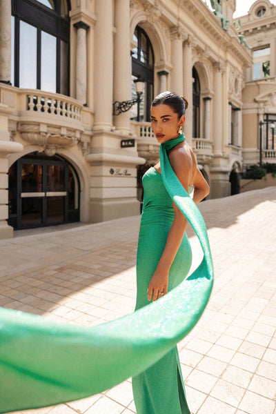 Gabriella Dress - Marine Green