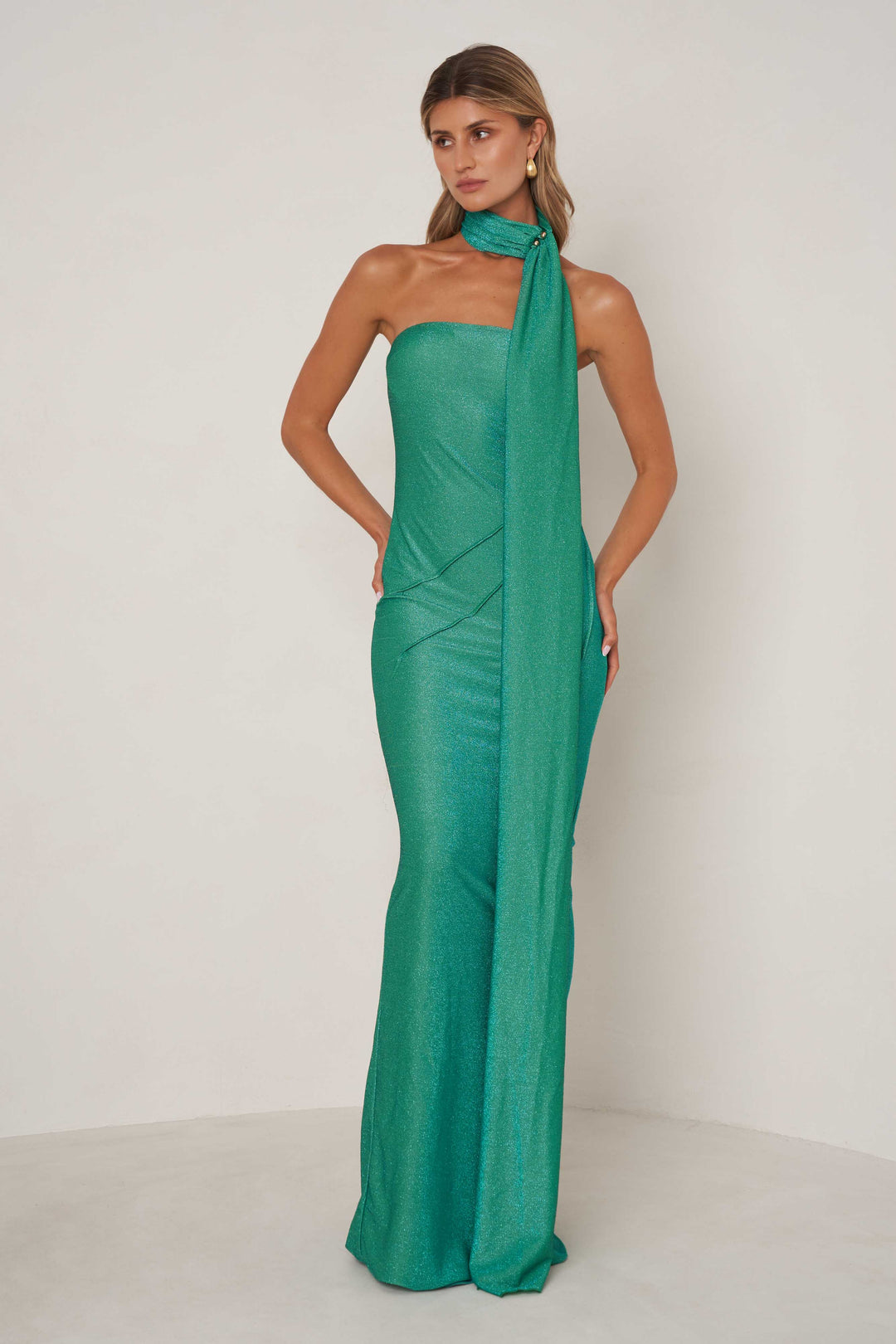 Gabriella Dress - Marine Green