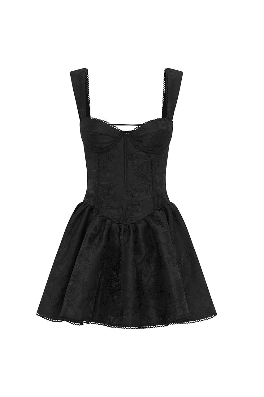 Jolene Mini Dress - Black