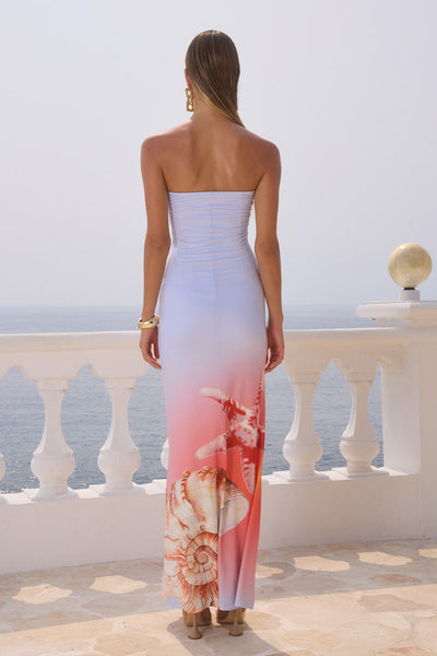 Kleo Maxi Dress - Ice Blue Ombre