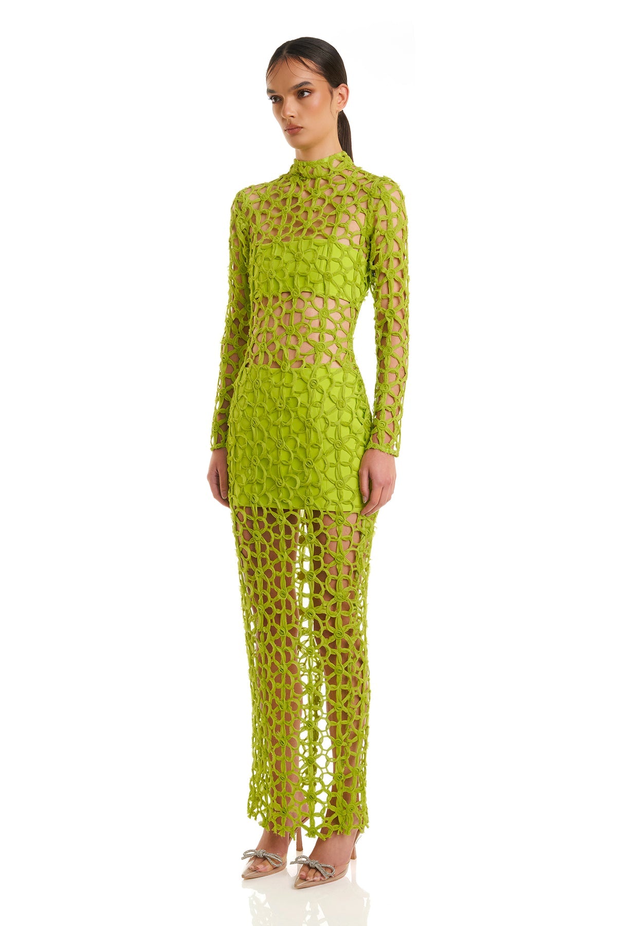 Kallum Dress - Lime