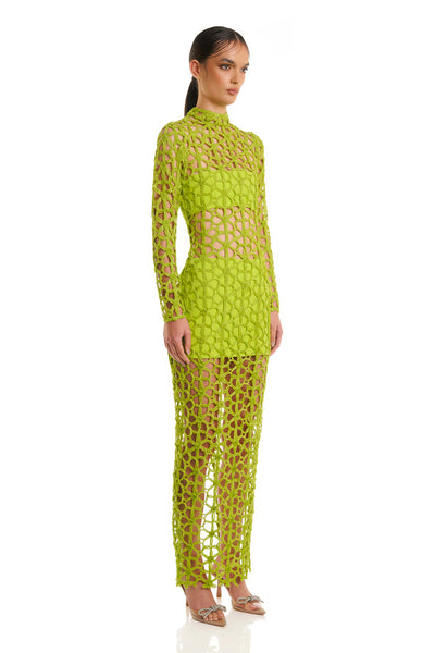 Kallum Dress - Lime