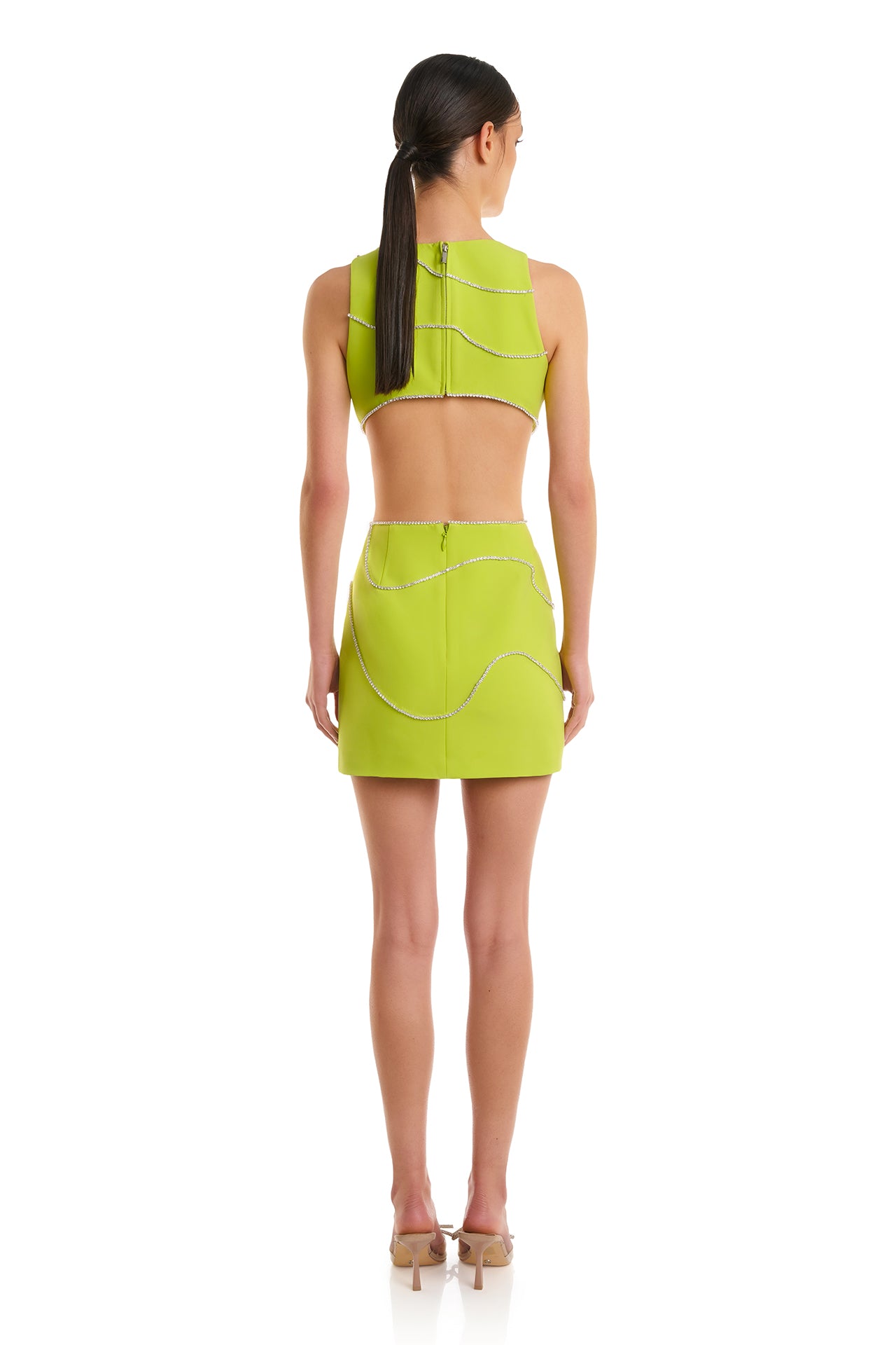 Khali Dress - Lime