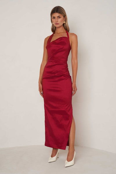 Kinsley Dress - Ruby Red