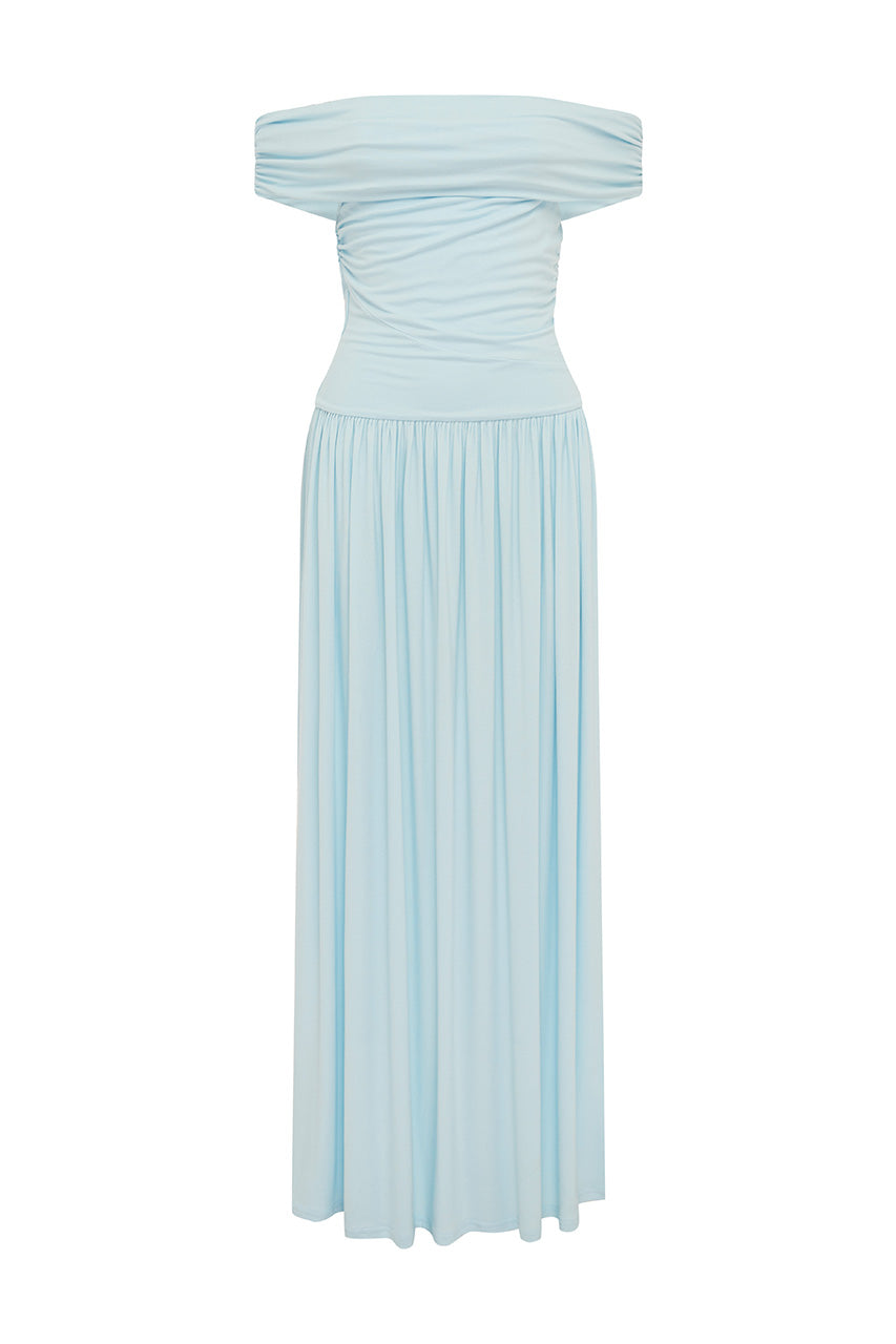 Manalla Maxi Dress - Sky Blue