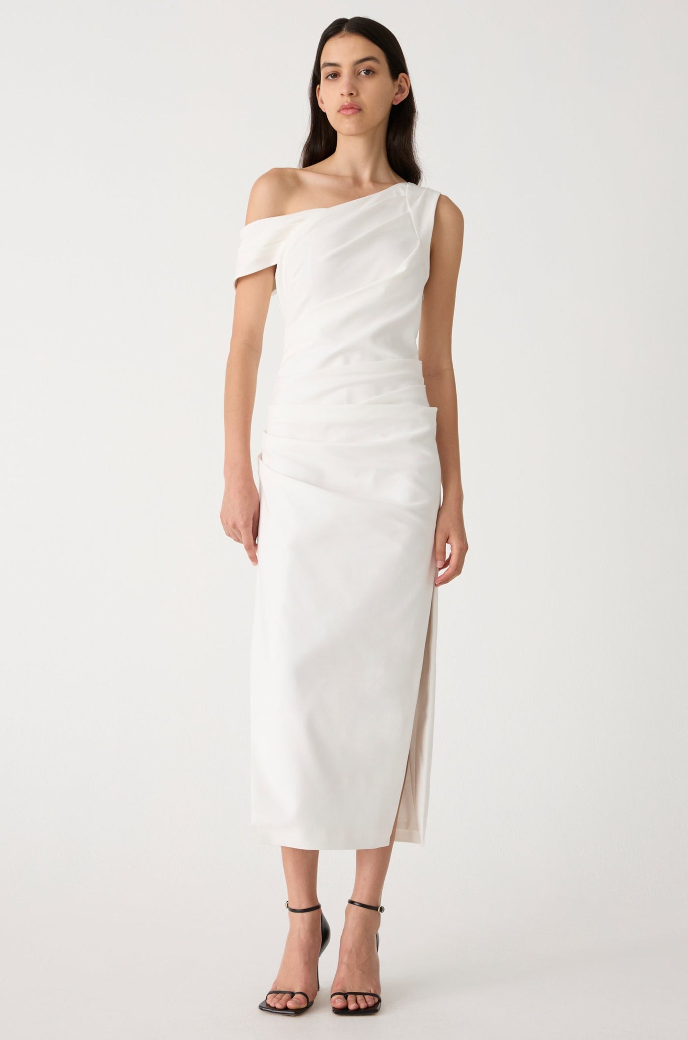 Misha Raquel Midi Dress - Ivory