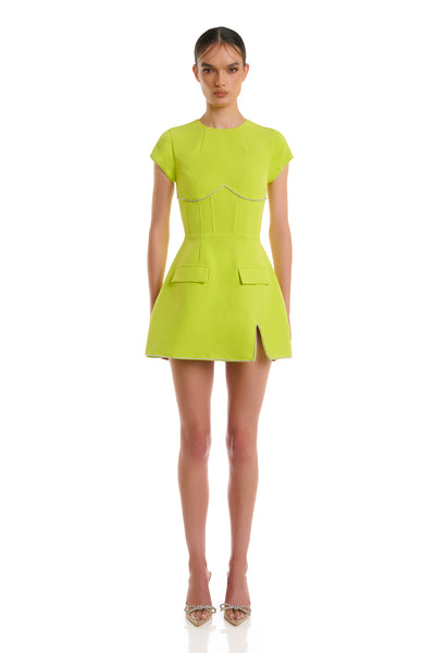 Myah Dress - Lime