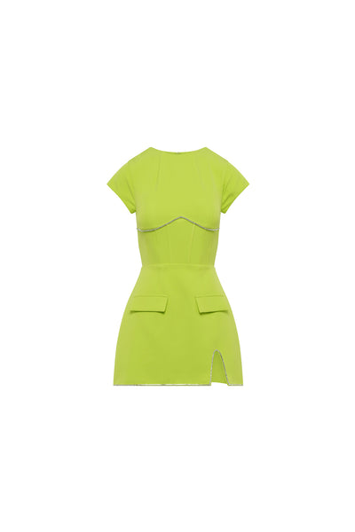 Myah Dress - Lime