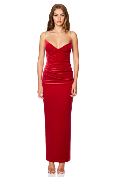 Nookie Mystery Maxi Dress - Red