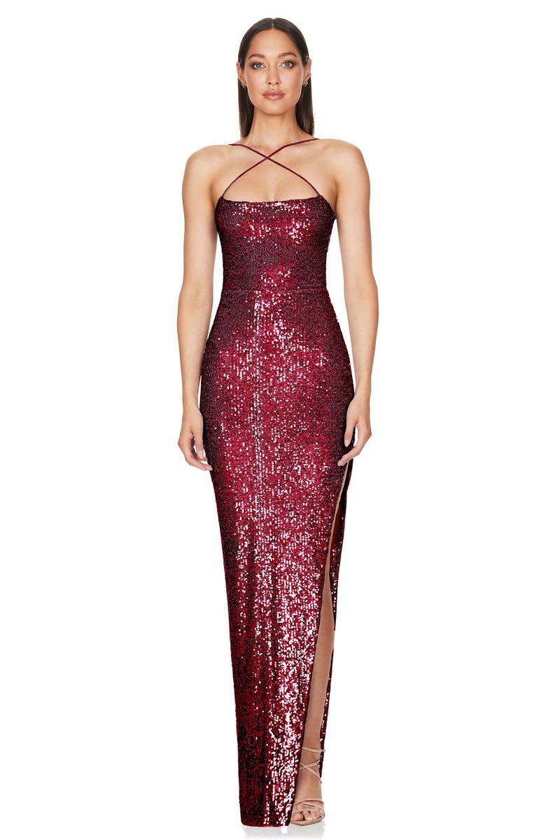 Nookie Leilani Gown - Cherry