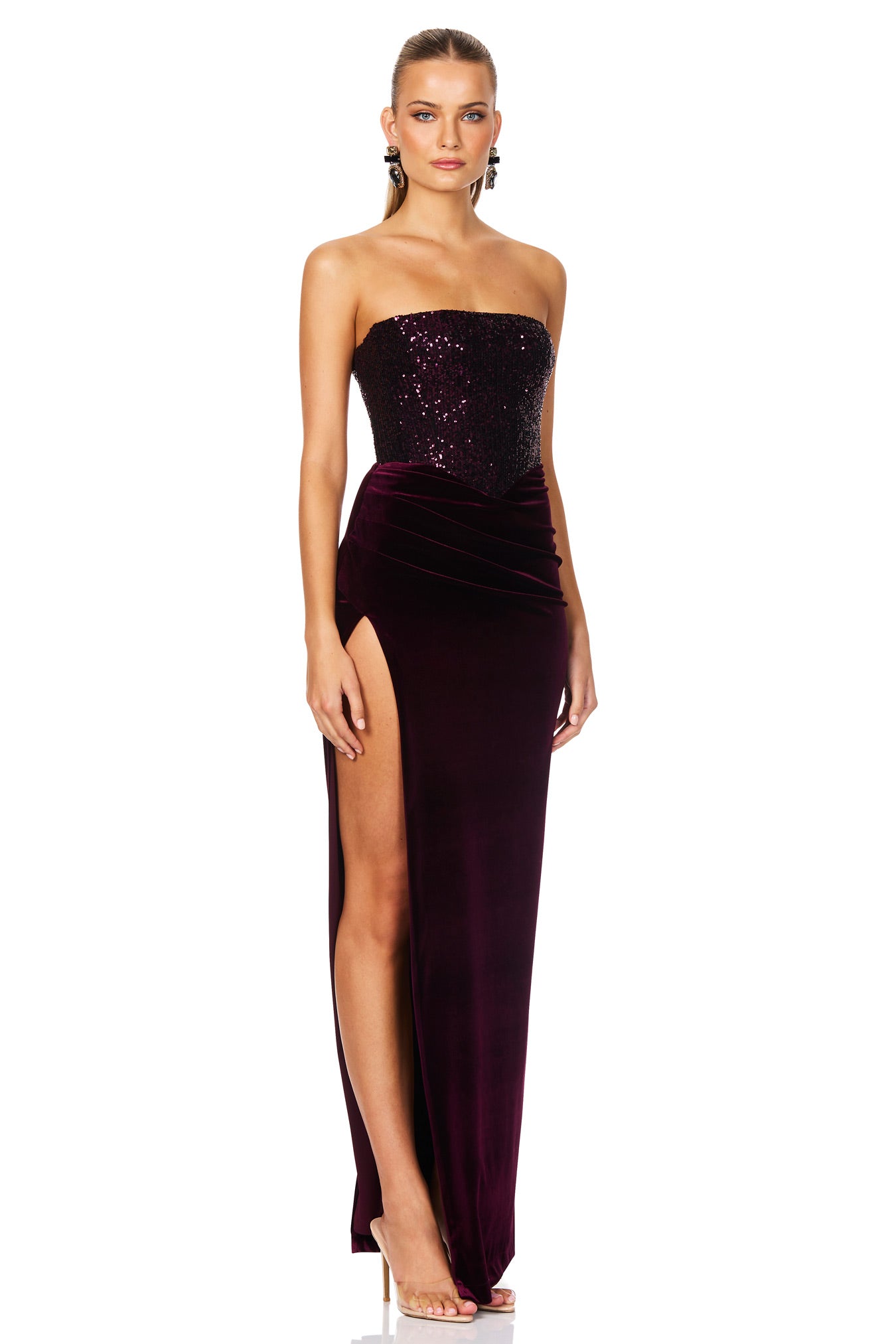 Nookie Keke Gown - Wine