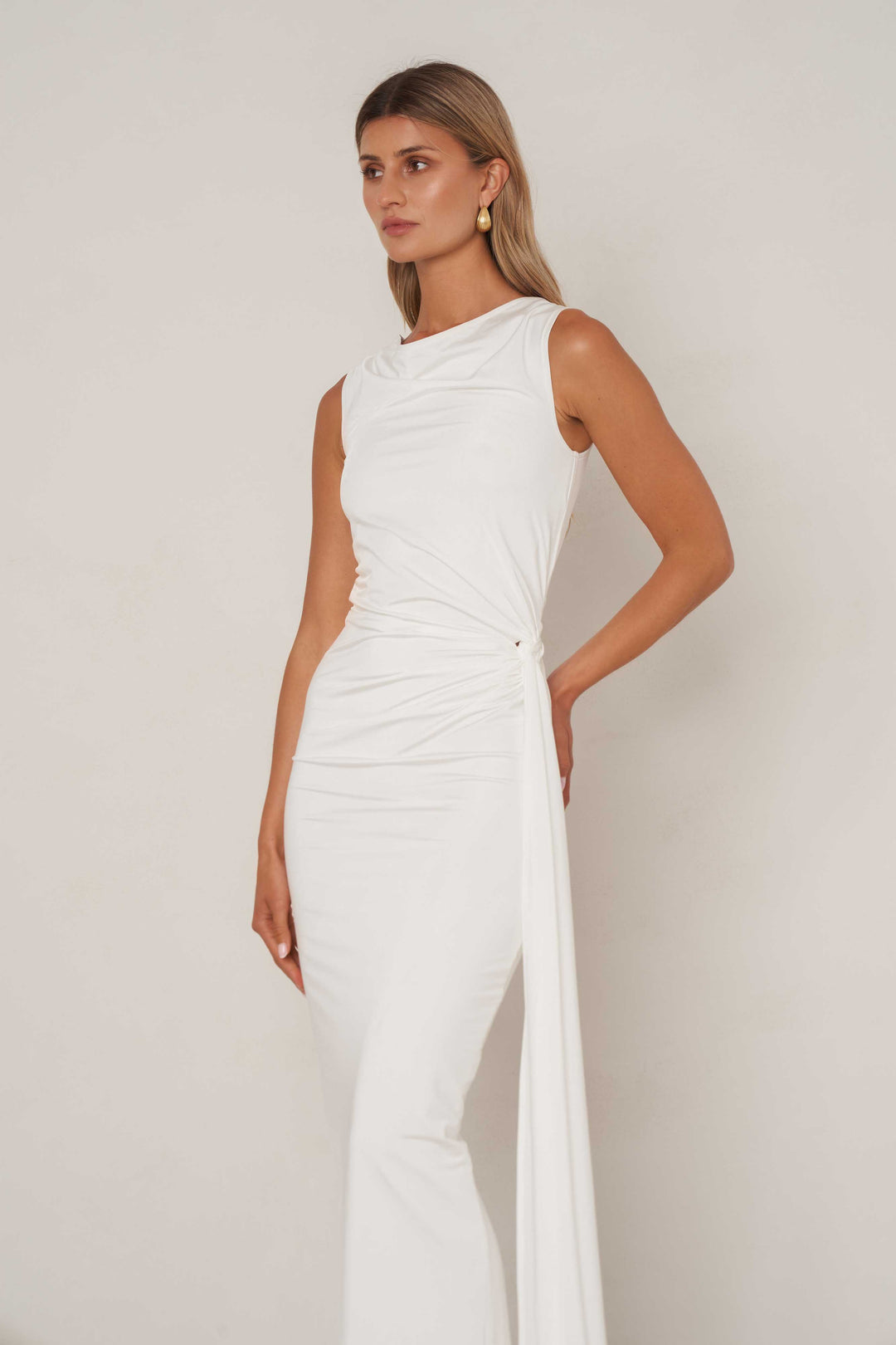 Natalia Dress - White