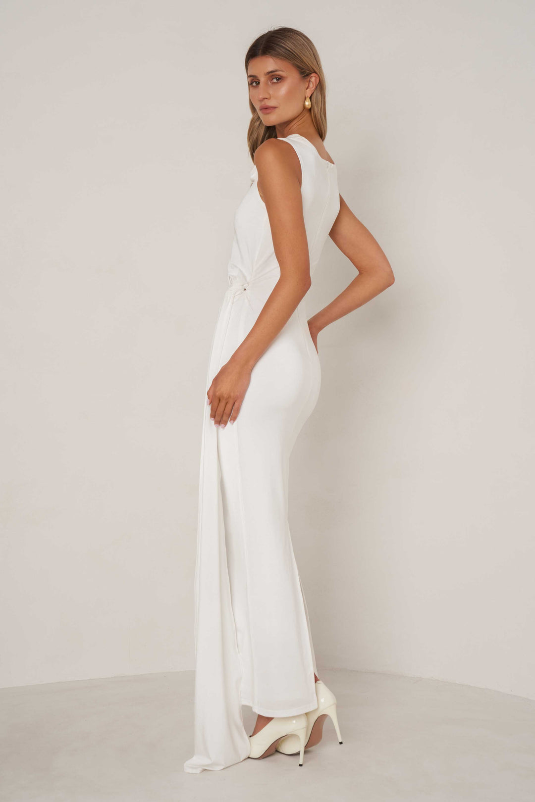 Natalia Dress - White