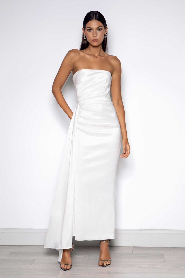 Paulina Dress - White | JAUS