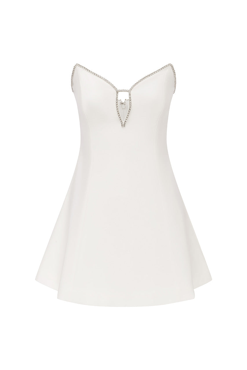 Saphora Mini Dress - Ivory